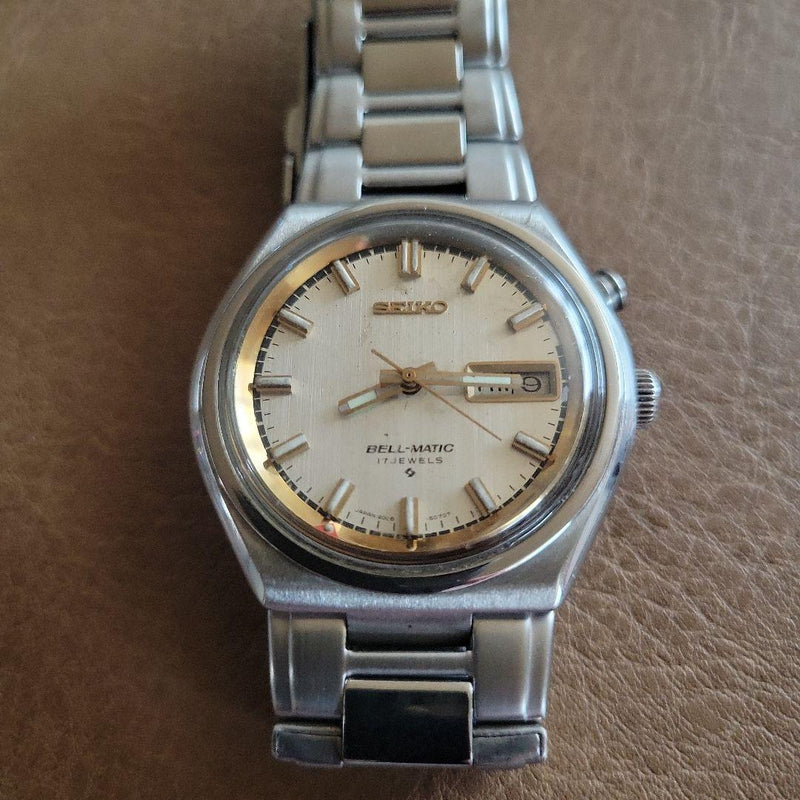 Bell-matic Watch  Alarm Vintage Mens Watch Collectible Classic