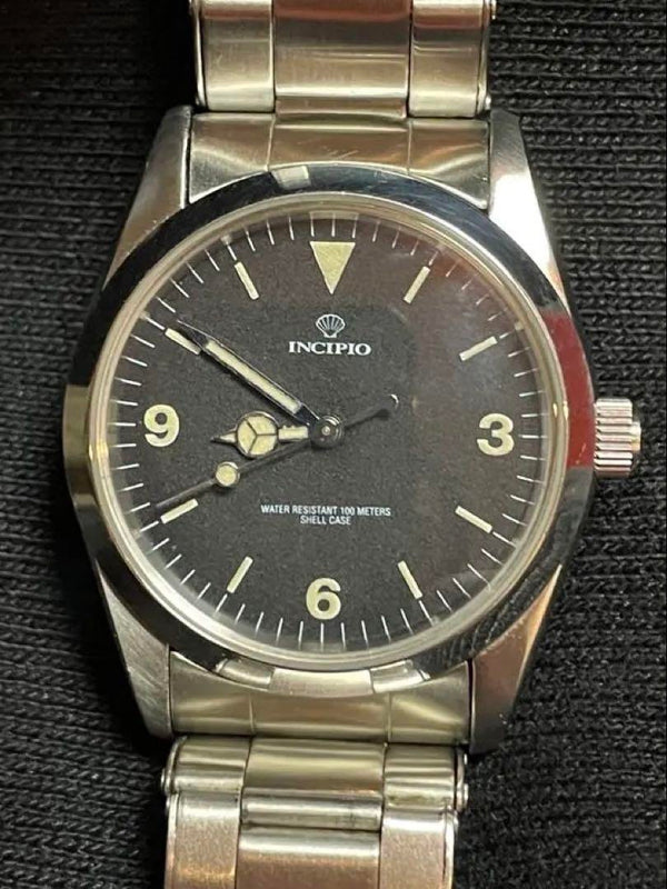 Incipio Explorer 1016 Homage Watch Hand-wound Mechanical Vintage-style