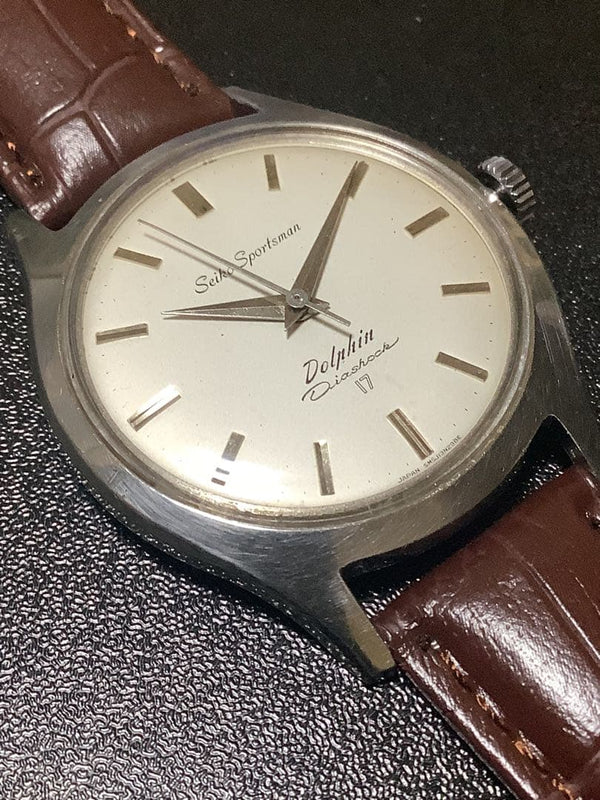 Sportsman Dolphin 12029 Vintage Watch Steel Case Collectible Timepiece
