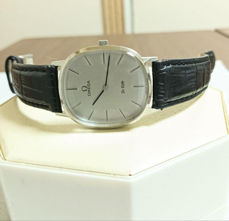 Omega De Ville Mens Manual Winding Wristwatch Classic Dress Watch