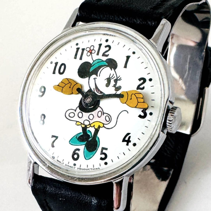 Bradley Minnie Mouse Disney Wind-up Antique Vintage Collectible Toy Figure