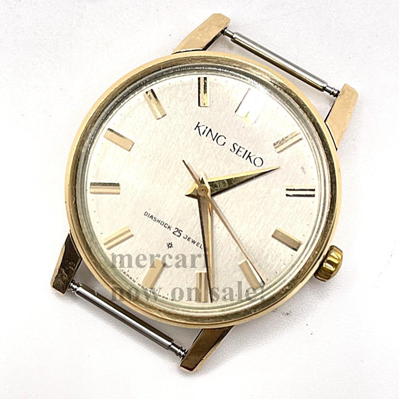 King  First Model Sd Dial Gold Filled 14k Hand-winding Watch Working