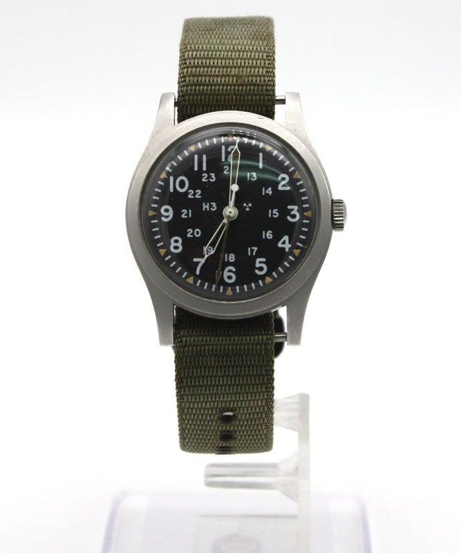 70s Vintage  Us Military Issue H3 Military Watch Hand-winding