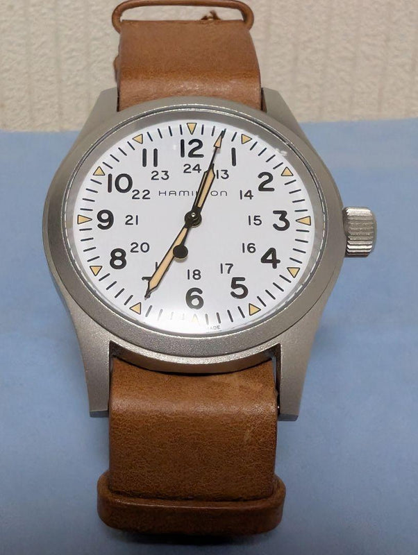 Khaki Field Mechanical Watch H69439931 38mm Stainless Steel Military