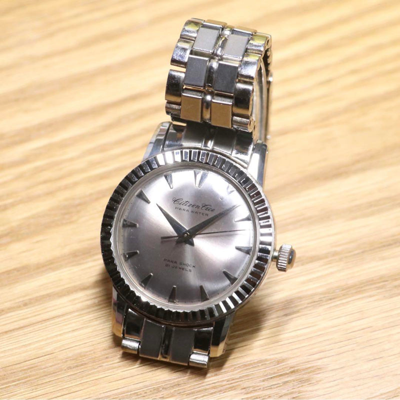 Ace Para Water 21 Jewels Watch Fluted Bezel Vintage Analog Mens