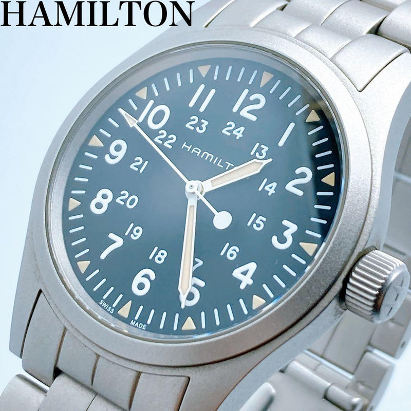 Khaki Field Mechanical Hand-winding Watch Mens Watch Military Durable