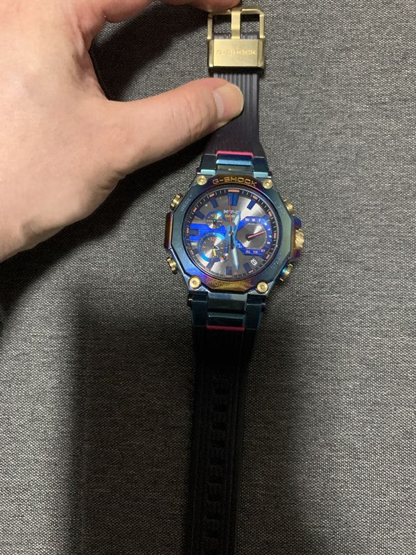 CASIO G-SHOCK MT-G MTG-B2000PH-2AJR Rainbow IP Resin Band Watch 200m Sapphire