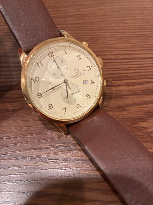 BEAUTY YOUTH UNITED ARROWS Watch Originally Mens Case with Womens Band