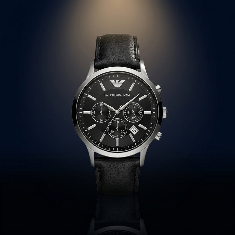 Chronograph Watch Mens Steel Ar2448 Stainless Steel Wrist Watch For Him