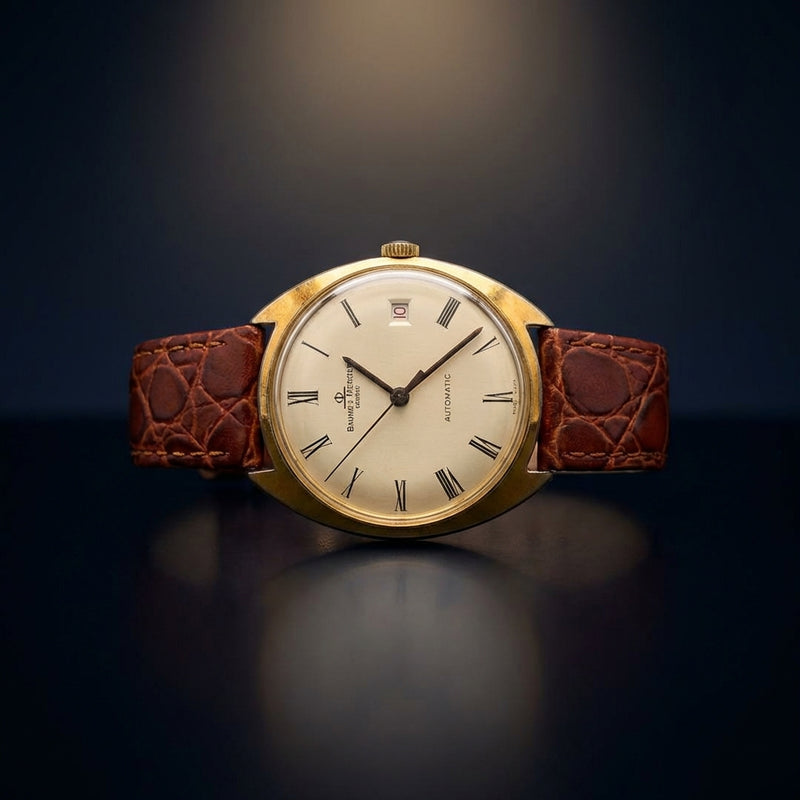 Baume Mercier Antique Watch Working Condition Swiss Made Mens Dress