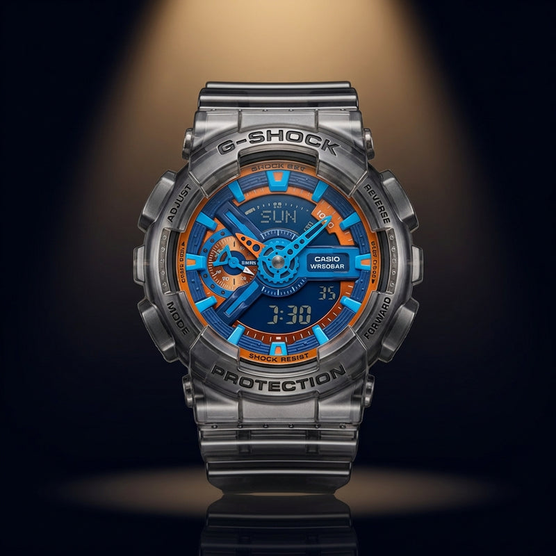 G-shock Ga-110tls-8ajf Resin Sport Watch Analog-digital Shock Resistant
