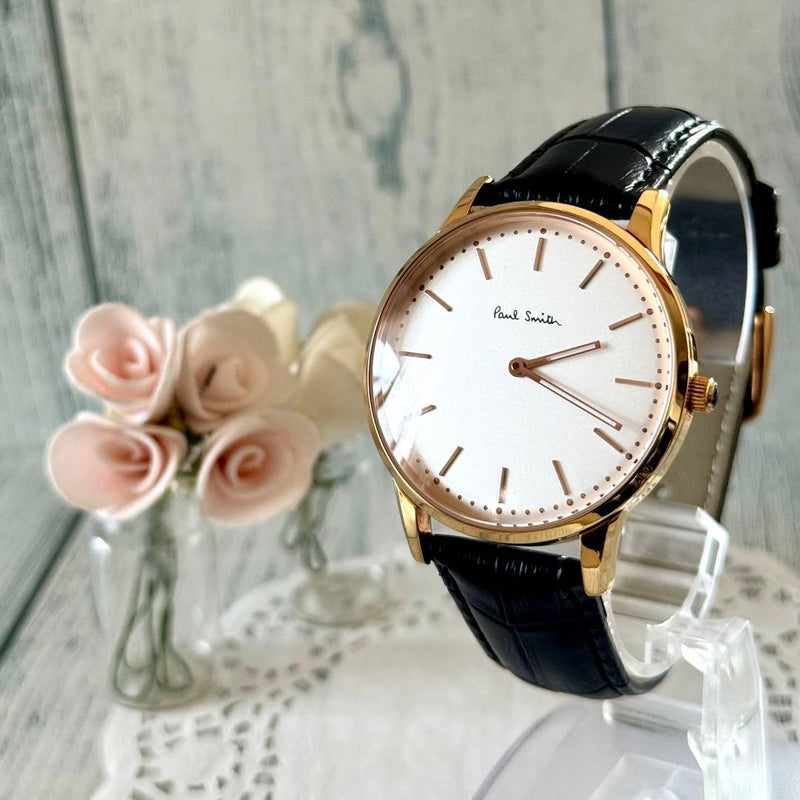 Watch Ps10002 Round Face Mens Dress Watch Quartz Movement Designer