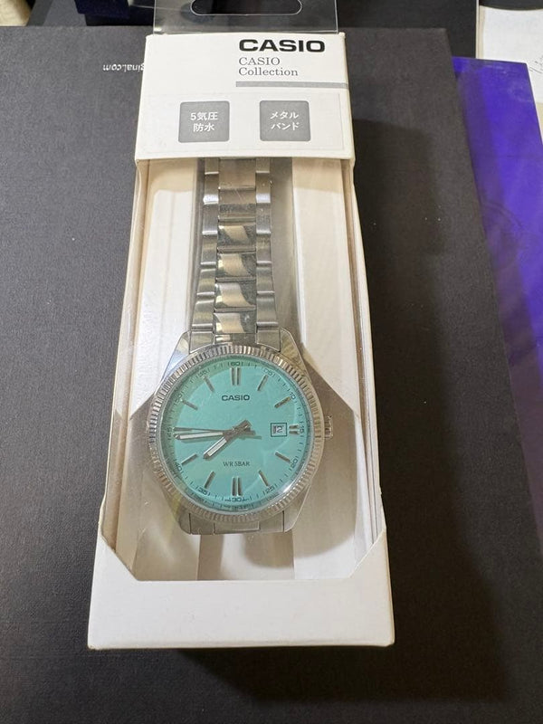 Mtp-1302d-2a2jf Silver Stainless Steel Mens Watch Quartz Analog Water