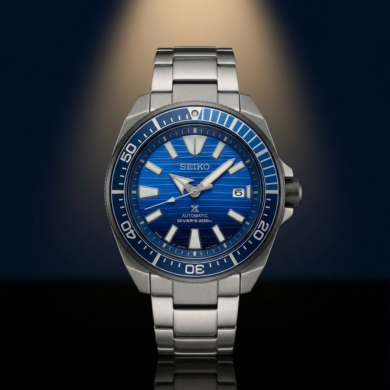 Prospex Samurai Sbdb019 Diver Watch  Stainless Steel 200m Water