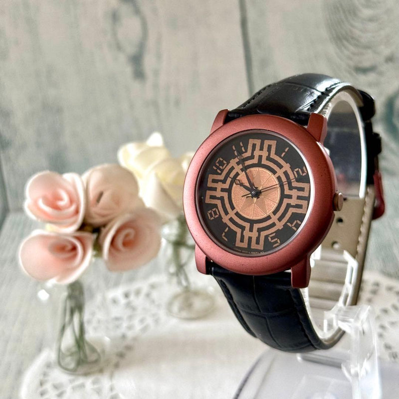 Jean Paul Gaultier Burgundy Watch Fashion Wristwatch For Women Designer