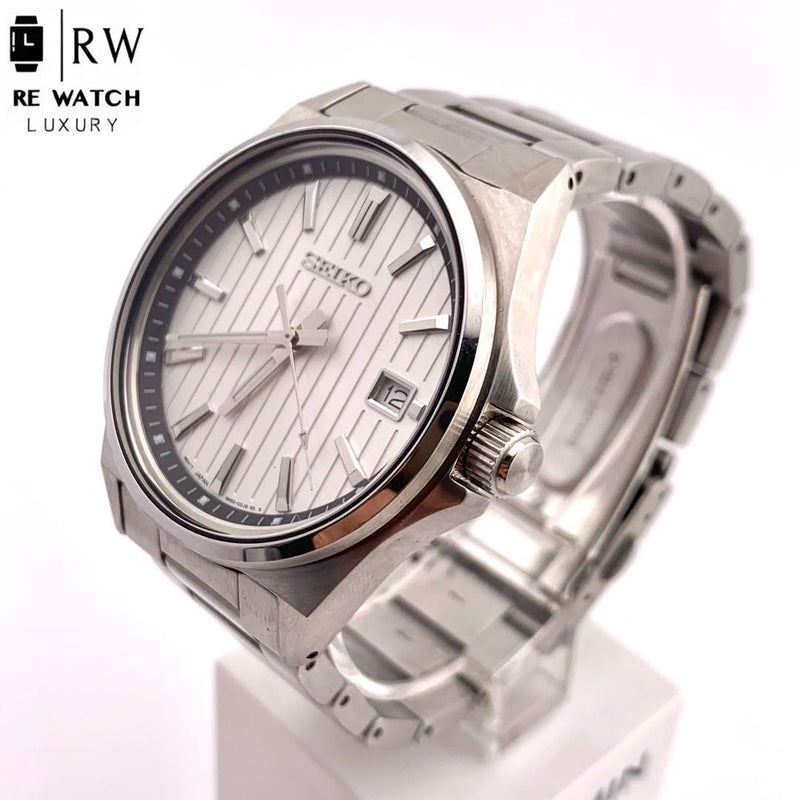 6n52-00j0 Watch Striped Dial (7-4981) Mens Quartz Wristwatch Fashion