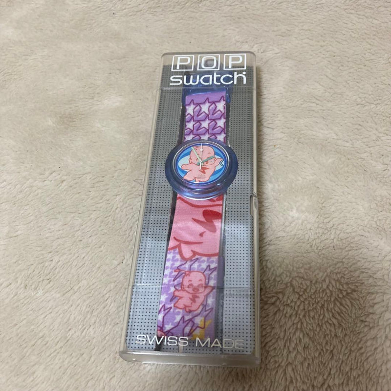 Swatch Pop Super Baby Watch Swiss Made Quartz Collectible Fashion Accessory