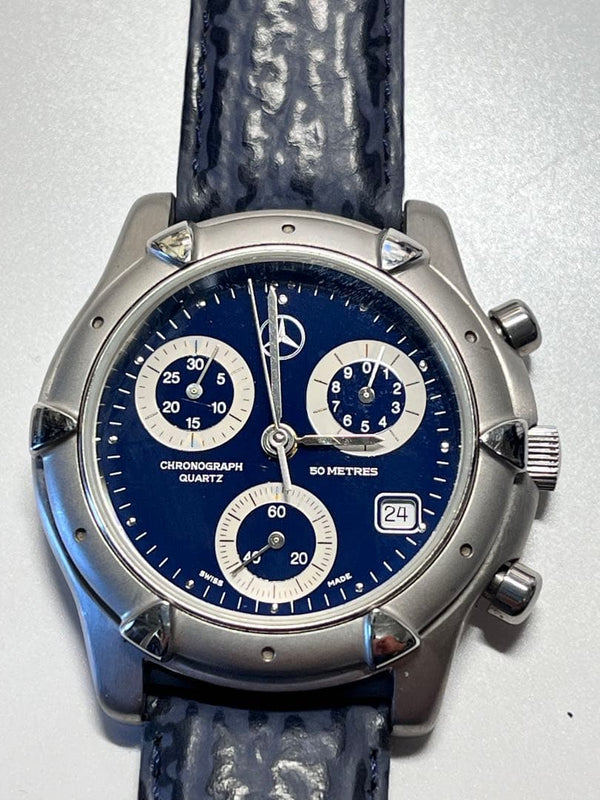 Mercedes-benz Japan 10th Anniversary Chronograph Watch 1996 Swiss Made Mens