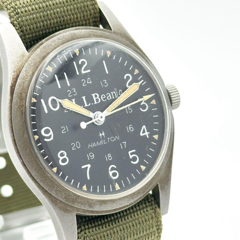 L.l.bean Hamilton 1725 Hand-wound Watch Vintage Style Mechanical Movement
