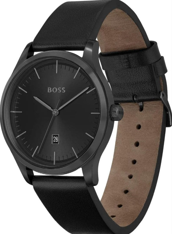 Boss Mens Watch 1513977 Stainless Steel Quartz Analog Wrist Watch For Casual