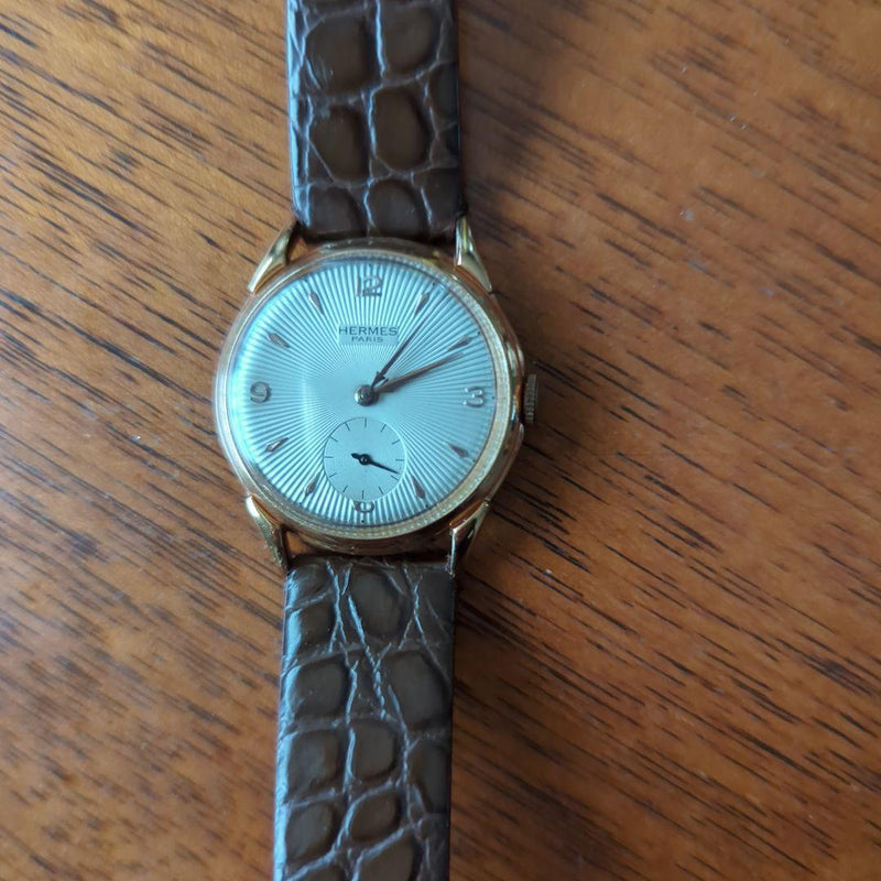 Hermes Hand-wound Antique Pocket Watch Collectible Timepiece Mechanical Movement