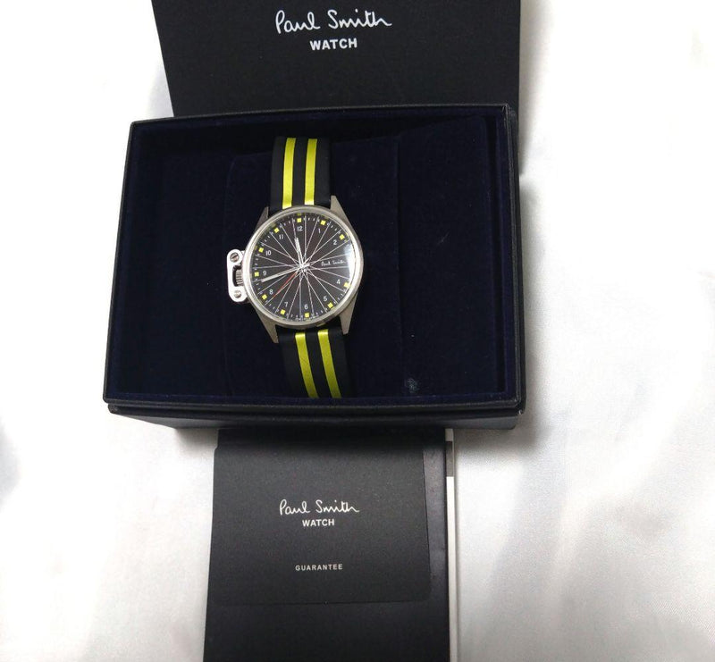 Paul Smith Solar Bicycle Watch Discontinued Model Cycling Sport Eco-drive