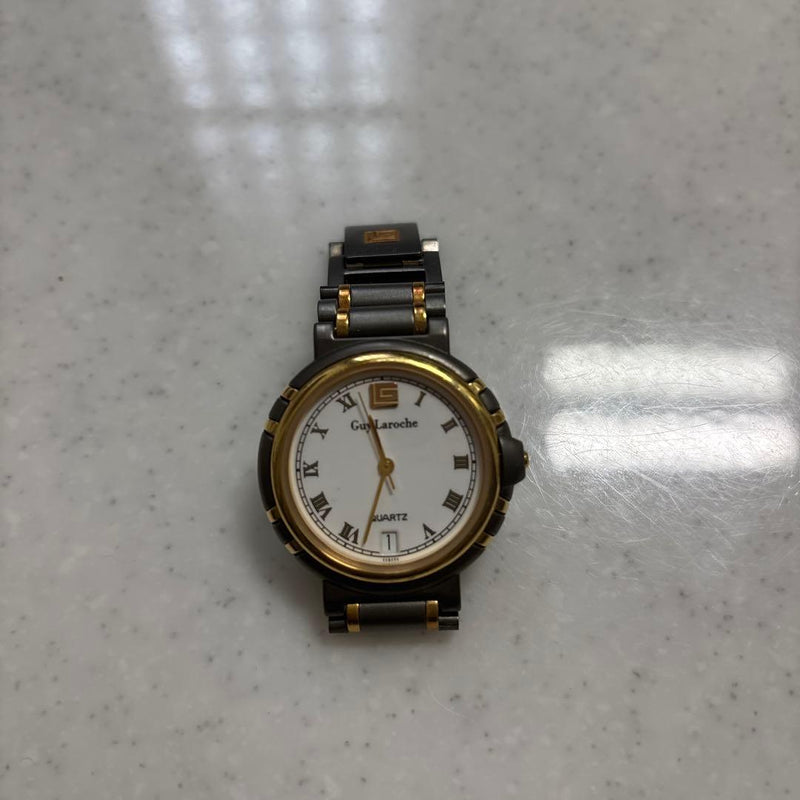 Gold Larocher Quartz Watch Womens Dress Wristwatch Elegant Fashion Timepiece