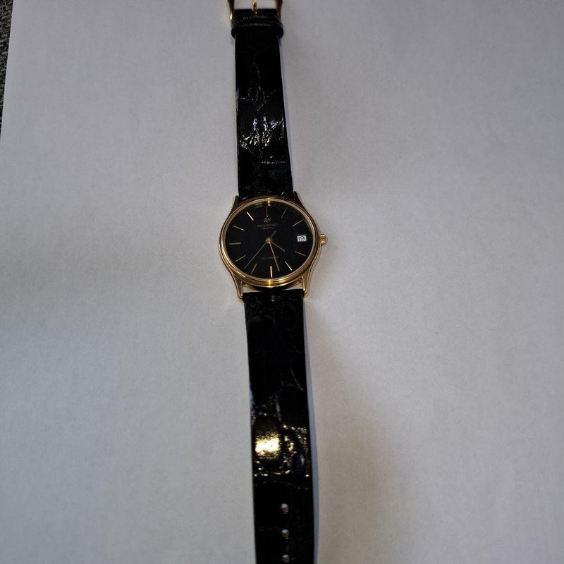 Raymond Weil Watch With Date Vintage Swiss Made Rare Find Working