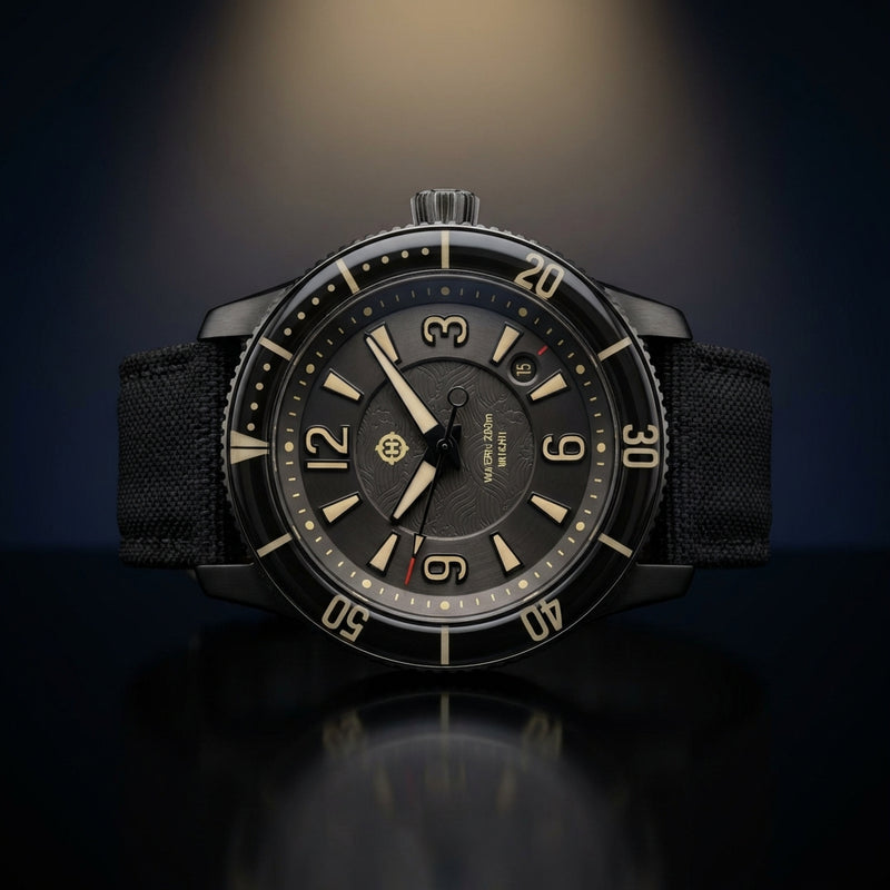 Helm Miyako 915 Limited Edition Mens  Dive Watch Stainless Steel Diver