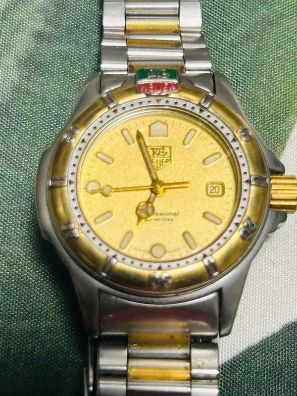 Tag Heuer Gold Quartz Watch For Men Luxury Timepiece