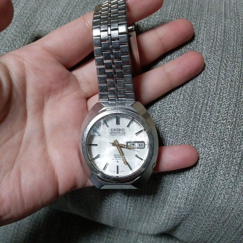 5 Actus Wristwatch Stainless Steel Watch Vintage Japan Made