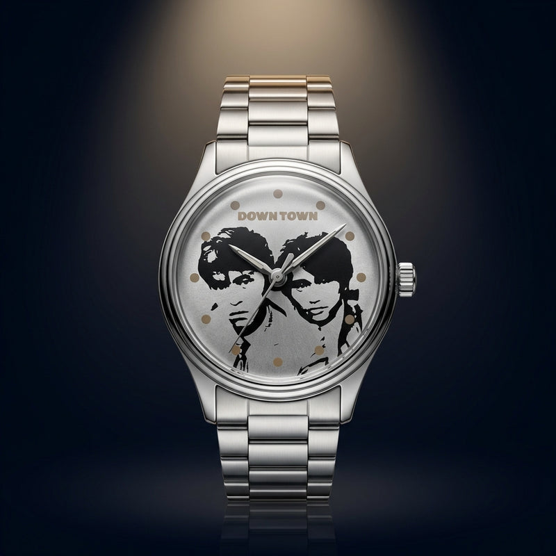 80s Downtown 4 Oclock Novelty Watch Functioning Vintage Style Wristwatch