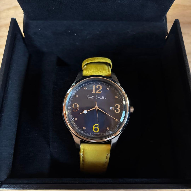 Paul Smith The City Watch Mens Dress Watch Leather Strap Quartz Movement