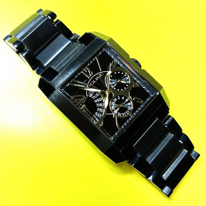 Police Retrograde Watch Mens Fashion Watch Quartz Movement Casual Style