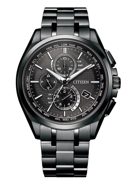 Attesa At8044-56e Mens Watch Titanium Eco-drive Radio Controlled