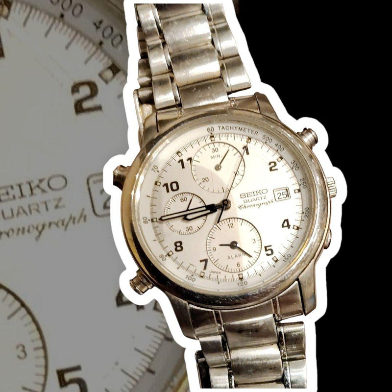 Quartz Chronograph Watch Mens Analog Sport Wrist Watch Precise Timekeeping