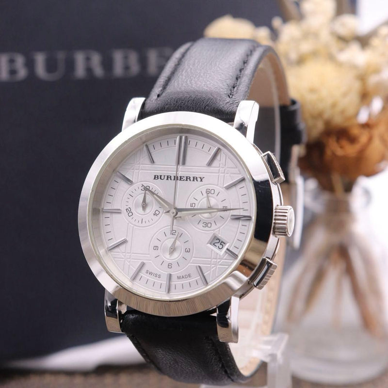 Bu1361 Chronograph Watch For Men Battery Operated Swiss Made Analog