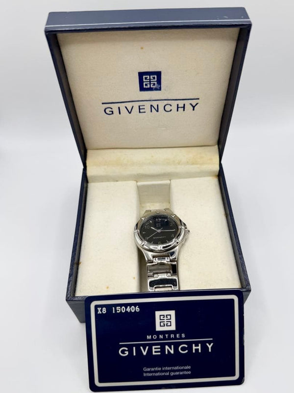 Givenchy Et-16-xvii Quartz Watch Black Dial Luxury Timepiece Fashion Wristwatch