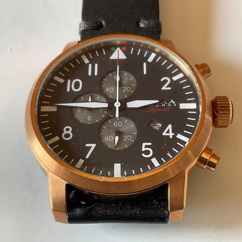 Brera Chronograph Watch Stainless Steel Quartz Movement Mens Wristwatch