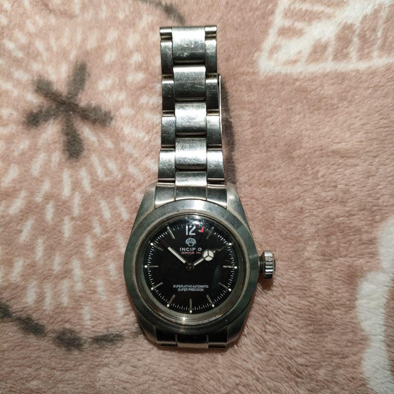 Incipio 12 Zerograph Mens Watch Analog Quartz Wristwatch Minimalist Design