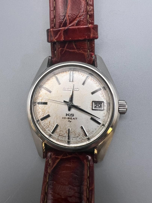 King  Hi-beat 4502-7001 Vintage Watch Date Manual Winding Collectors