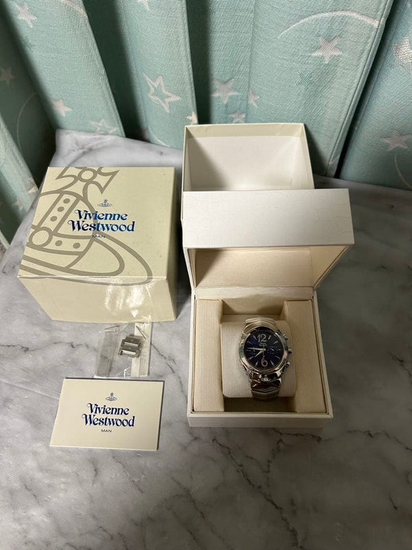 Vivienne Westwood Chronograph Watch Quartz Analog Wrist Watch For Women Men