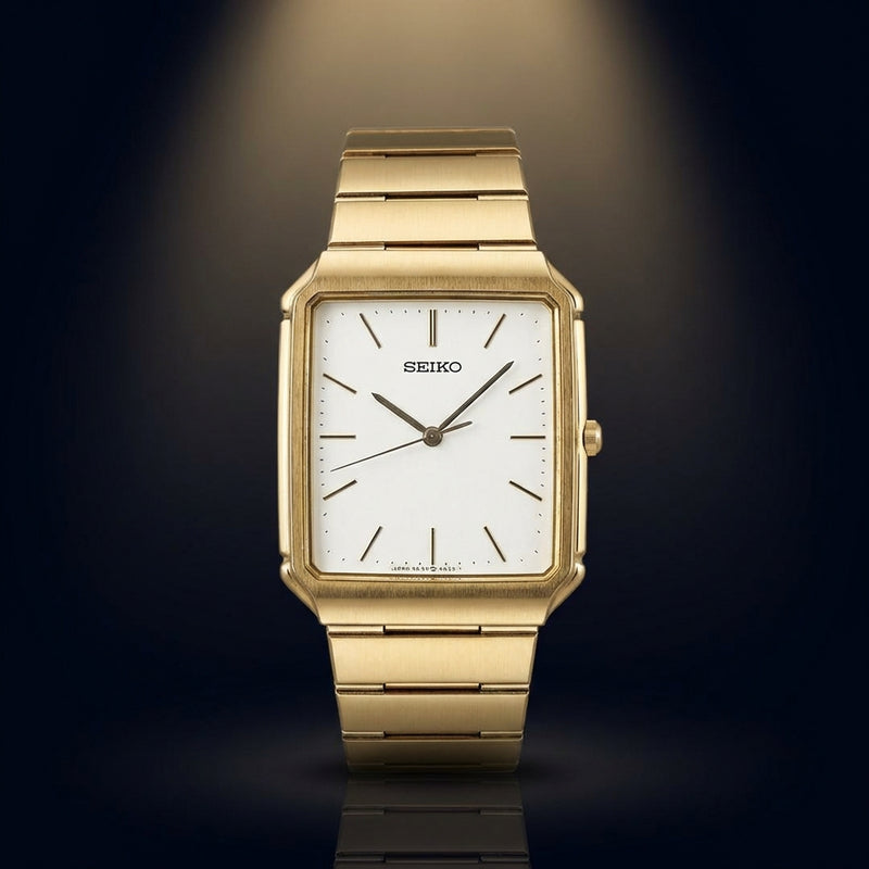 1980s  Session Mens Watch Vintage Analog Wristwatch Battery Powered