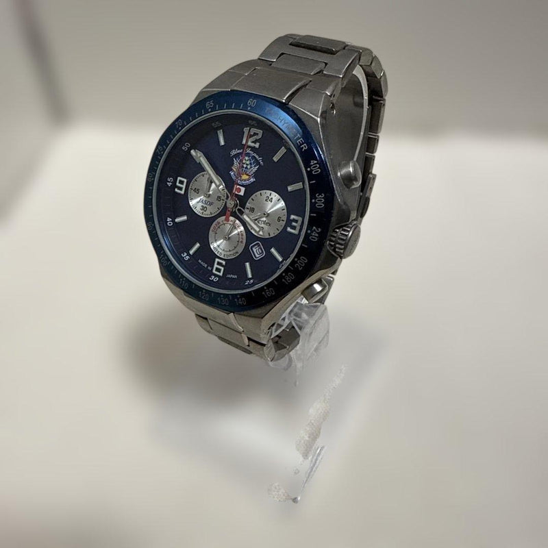 Blue Impulse 50th Anniversary Chronograph 00872010 Pilot Watch Limited