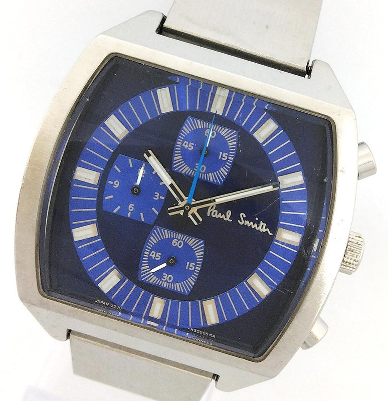 Paul Smith Chronograph Mens Quartz Watch 47125 Used Analog Wristwatch Fashion