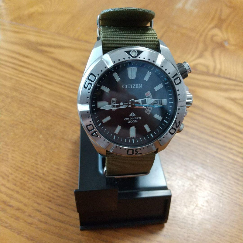 Air Divers H112-t016651 Titanium Eco-drive Mens Watch Diver Sports