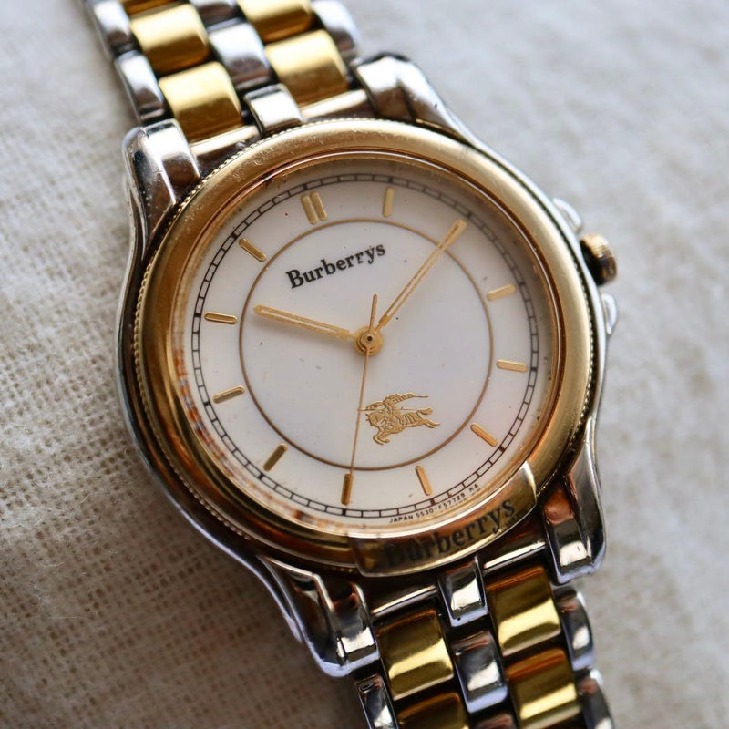 1372 Mens Watch Silver Gold Round Swiss Quartz Watch Luxury Dress Watch