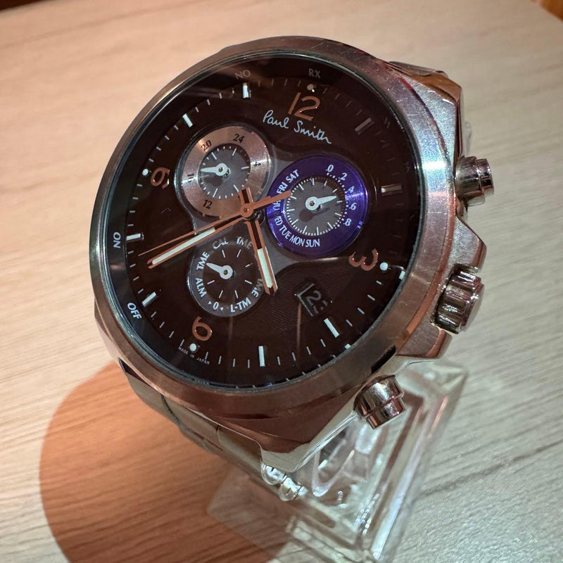 Paul Smith Radio-controlled Solar Watch Mens Dress Watch Eco-drive Accurate