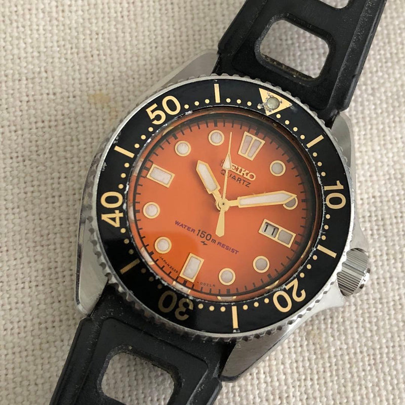 Vintage  Diver 2625-0010 Quartz Wristwatch Mens Analog Dive Watch
