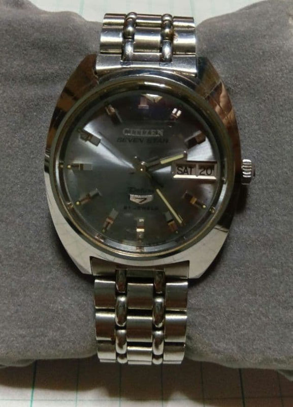 Seven Star Wristwatch Vintage Watch Aftermarket Band Working